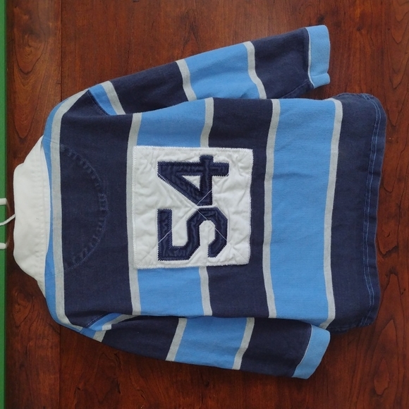 GAP Long-Sleeve Polo Shirt - Bright Blues and Nice, Heavy Material - Picture 4 of 5